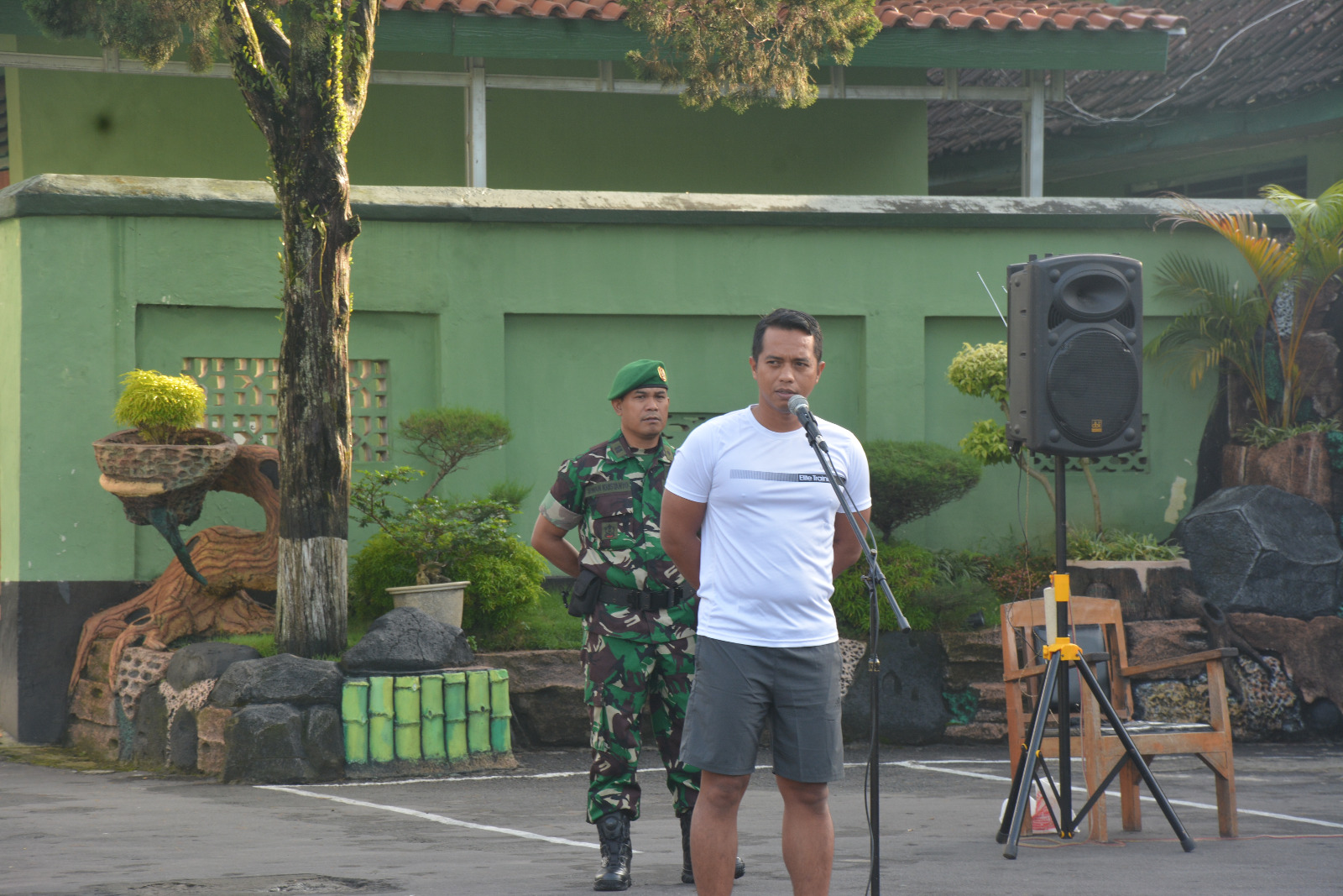 Jaga Kebugaran Tubuh, Prajurit Korem 073/Makutarama dan Disjan Laksanakan Senam SKJ Bersama